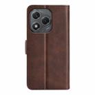 For Honor 400 Smart Dual-side Magnetic Buckle Horizontal Flip Leather Phone Case(Brown) - 3