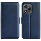 For Honor 400 Smart Dual-side Magnetic Buckle Horizontal Flip Leather Phone Case(Dark Blue) - 1