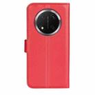 For Honor X9c Litchi Texture Horizontal Flip Leather Phone Case with Holder(Red) - 3