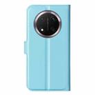 For Honor X9c Litchi Texture Horizontal Flip Leather Phone Case with Holder(Blue) - 3