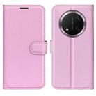 For Honor X9c Litchi Texture Horizontal Flip Leather Phone Case with Holder(Pink) - 1