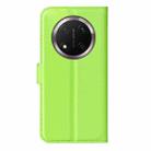 For Honor X9c Litchi Texture Horizontal Flip Leather Phone Case with Holder(Green) - 3