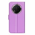 For Honor X9c Litchi Texture Horizontal Flip Leather Phone Case with Holder(Purple) - 3