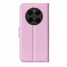 For Honor Magic7 Pro Litchi Texture Horizontal Flip Leather Phone Case with Holder(Pink) - 3
