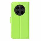 For Honor Magic7 Pro Litchi Texture Horizontal Flip Leather Phone Case with Holder(Green) - 3