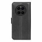 For Honor Magic7 5G Litchi Texture Horizontal Flip Leather Phone Case with Holder(Black) - 3