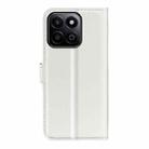 For Honor 200 Smart Litchi Texture Horizontal Flip Leather Phone Case with Holder(White) - 3