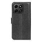 For Honor X6b Litchi Texture Horizontal Flip Leather Phone Case with Holder(Black) - 3