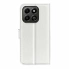 For Honor X6b Litchi Texture Horizontal Flip Leather Phone Case with Holder(White) - 3