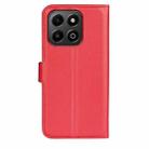 For Honor X6b Litchi Texture Horizontal Flip Leather Phone Case with Holder(Red) - 3