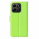 For Honor X6b Litchi Texture Horizontal Flip Leather Phone Case with Holder(Green) - 3