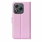 For Honor 400 Lite Litchi Texture Horizontal Flip Leather Phone Case with Holder(Pink) - 3