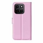 For Honor X6c Litchi Texture Horizontal Flip Leather Phone Case with Holder(Pink) - 3