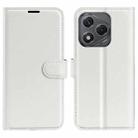 For Honor 400 Smart Litchi Texture Horizontal Flip Leather Phone Case with Holder(White) - 1