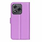 For Honor 400 Smart Litchi Texture Horizontal Flip Leather Phone Case with Holder(Purple) - 3