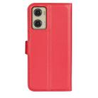 For Motorola Moto G Stylus 5G 2024 Litchi Texture Horizontal Flip Leather Phone Case with Holder(Red) - 3