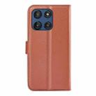 For Motorola Moto G Stylus 5G 2025 Litchi Texture Horizontal Flip Leather Phone Case with Holder(Brown) - 3