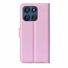 For Motorola Moto G Stylus 5G 2025 Litchi Texture Horizontal Flip Leather Phone Case with Holder(Pink) - 3
