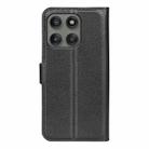 For Motorola Edge 60 Pro Litchi Texture Horizontal Flip Leather Phone Case with Holder(Black) - 3