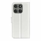 For Motorola Edge 60 Pro Litchi Texture Horizontal Flip Leather Phone Case with Holder(White) - 3