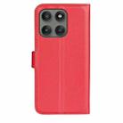 For Motorola Edge 60 Pro Litchi Texture Horizontal Flip Leather Phone Case with Holder(Red) - 3