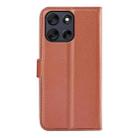 For Motorola Moto G56 5G / G66Y / G66J Litchi Texture Horizontal Flip Leather Phone Case with Holder(Brown) - 3