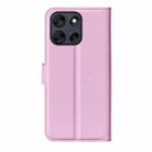 For Motorola Moto G56 5G / G66Y / G66J Litchi Texture Horizontal Flip Leather Phone Case with Holder(Pink) - 3