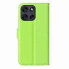 For Motorola Moto G56 5G / G66Y / G66J Litchi Texture Horizontal Flip Leather Phone Case with Holder(Green) - 3
