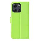For Motorola Moto G86 5G Litchi Texture Horizontal Flip Leather Phone Case with Holder(Green) - 3