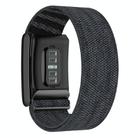 For WHOOP 4.0 Elastic Force Decorative Design Nylon Watch Band(Black Gray) - 2