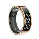 R11 SIZE 8 Smart Ring, Support Heart Rate / Blood Oxygen / Sleep / Multiple Sports Modes(Gold) - 1