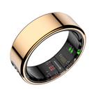 R11 SIZE 8 Smart Ring, Support Heart Rate / Blood Oxygen / Sleep / Multiple Sports Modes(Gold) - 3