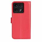 For Xiaomi 14T Litchi Texture Horizontal Flip Leather Phone Case with Holder(Red) - 3