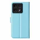 For Xiaomi 14T Litchi Texture Horizontal Flip Leather Phone Case with Holder(Blue) - 3