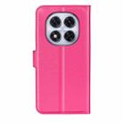 For Xiaomi Redmi Note 14 Pro 5G Litchi Texture Horizontal Flip Leather Phone Case with Holder(Rose Red) - 3