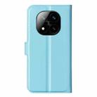 For Xiaomi Redmi Note 14 Pro+ Litchi Texture Horizontal Flip Leather Phone Case with Holder(Blue) - 3