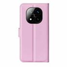 For Xiaomi Redmi Note 14 Pro+ Litchi Texture Horizontal Flip Leather Phone Case with Holder(Pink) - 3