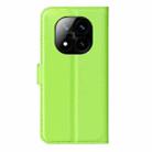 For Xiaomi Redmi Note 14 Pro+ Litchi Texture Horizontal Flip Leather Phone Case with Holder(Green) - 3