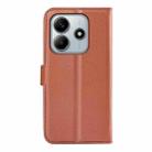 For Xiaomi Redmi Note 14 5G Litchi Texture Horizontal Flip Leather Phone Case with Holder(Brown) - 3