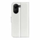 For Xiaomi Poco X7 Pro Litchi Texture Horizontal Flip Leather Phone Case with Holder(White) - 3