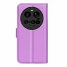 For Xiaomi 15 Ultra Litchi Texture Horizontal Flip Leather Phone Case with Holder(Purple) - 3