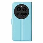 For Xiaomi 15 Ultra Litchi Texture Horizontal Flip Leather Phone Case with Holder(Blue) - 3
