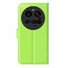 For Xiaomi 15 Ultra Litchi Texture Horizontal Flip Leather Phone Case with Holder(Green) - 3