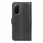 For Redmi A5 4G 173.3mm Litchi Texture Horizontal Flip Leather Phone Case with Holder(Black) - 3