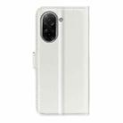 For Redmi A5 4G 173.3mm Litchi Texture Horizontal Flip Leather Phone Case with Holder(White) - 3