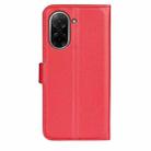For Redmi A5 4G 173.3mm Litchi Texture Horizontal Flip Leather Phone Case with Holder(Red) - 3