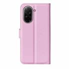 For Redmi A5 4G 173.3mm Litchi Texture Horizontal Flip Leather Phone Case with Holder(Pink) - 3