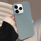 For iPhone 11 Pro Max Glitter MagSafe Thin Circle TPU Phone Case(Green) - 1