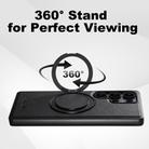 For Samsung Galaxy S23+ 5G Suteni G3 Oil Wax 360 Rotation Holder MagSafe Back Phone Case(Black) - 3