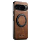 For Google Pixel 10 Pro Suteni G3 Suteni G3 Oil Wax 360 Rotation Holder MagSafe Back Phone Case(Brown) - 1